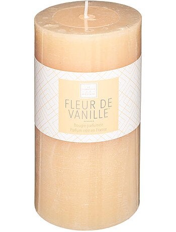 Bougie parfumée cylindre en cire colorée ELEA