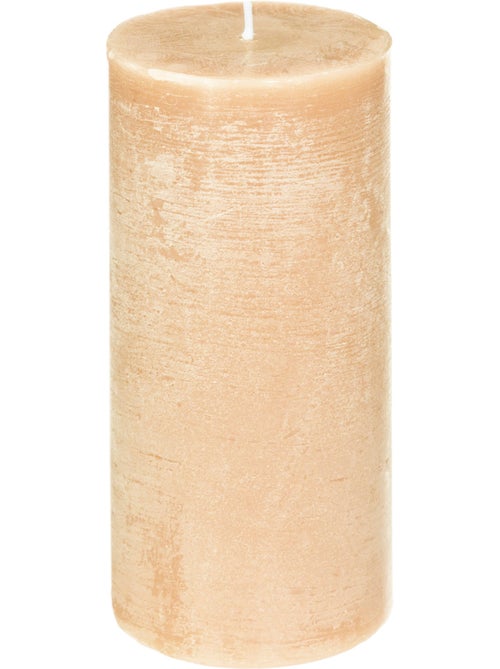 Bougie parfumée cylindre en cire colorée ELEA - Kiabi Bougie parfumée cylindre en cire colorée ELEA - Kiabi