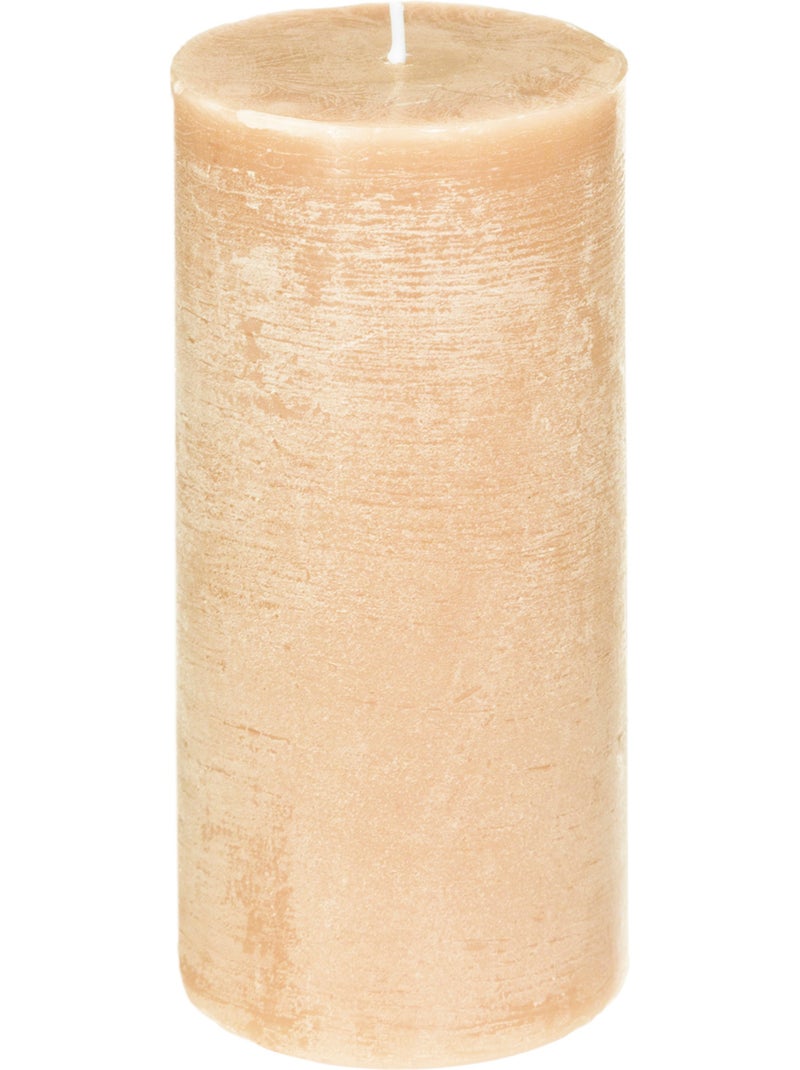 Bougie parfumée cylindre en cire colorée ELEA Corail - Kiabi