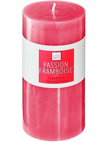 Bougie parfumée cylindre en cire colorée ELEA