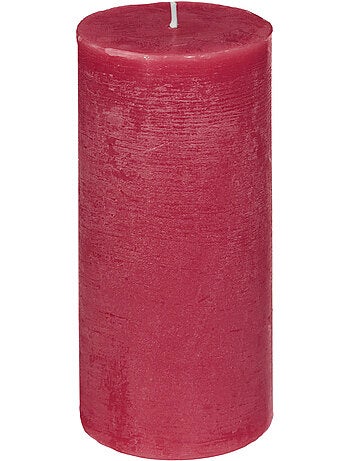 Bougie parfumée cylindre en cire colorée ELEA