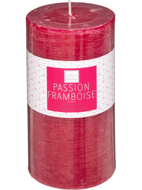 Bougie parfumée cylindre en cire colorée ELEA - Kiabi