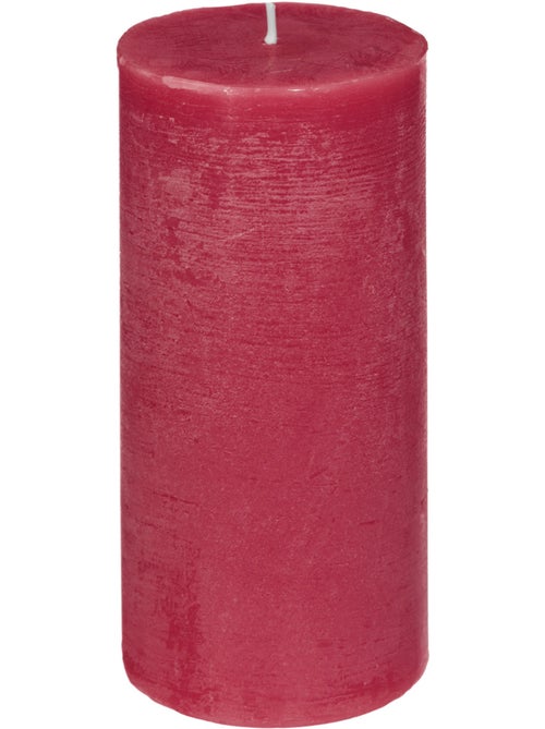 Bougie parfumée cylindre en cire colorée ELEA - Kiabi