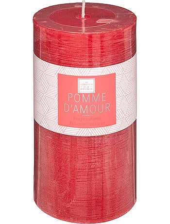 Bougie parfumée cylindre en cire colorée ELEA
