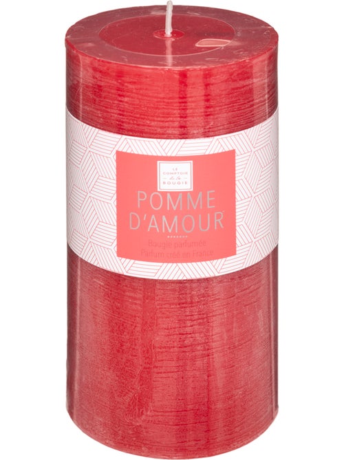 Bougie parfumée cylindre en cire colorée ELEA - Kiabi