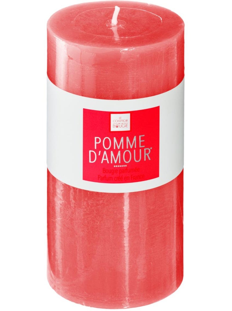 Bougie parfumée cylindre en cire colorée ELEA Rouge - Kiabi
