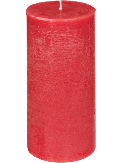 Bougie parfumée cylindre en cire colorée ELEA - Kiabi