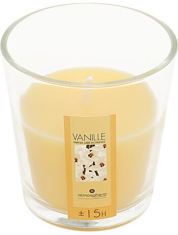 Bougie parfumée dans pot en verre NINA