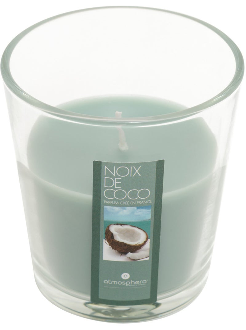 Bougie parfumée dans pot en verre NINA Rouge - Kiabi