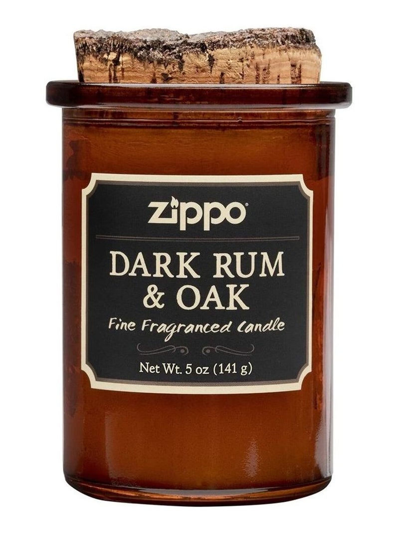 Bougie parfumée dark rum Marron - Kiabi