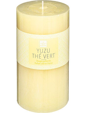Bougie parfumée cylindre en cire colorée ELEA