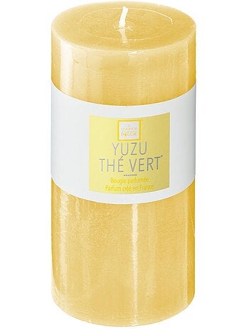 Bougie parfumée cylindre en cire colorée ELEA