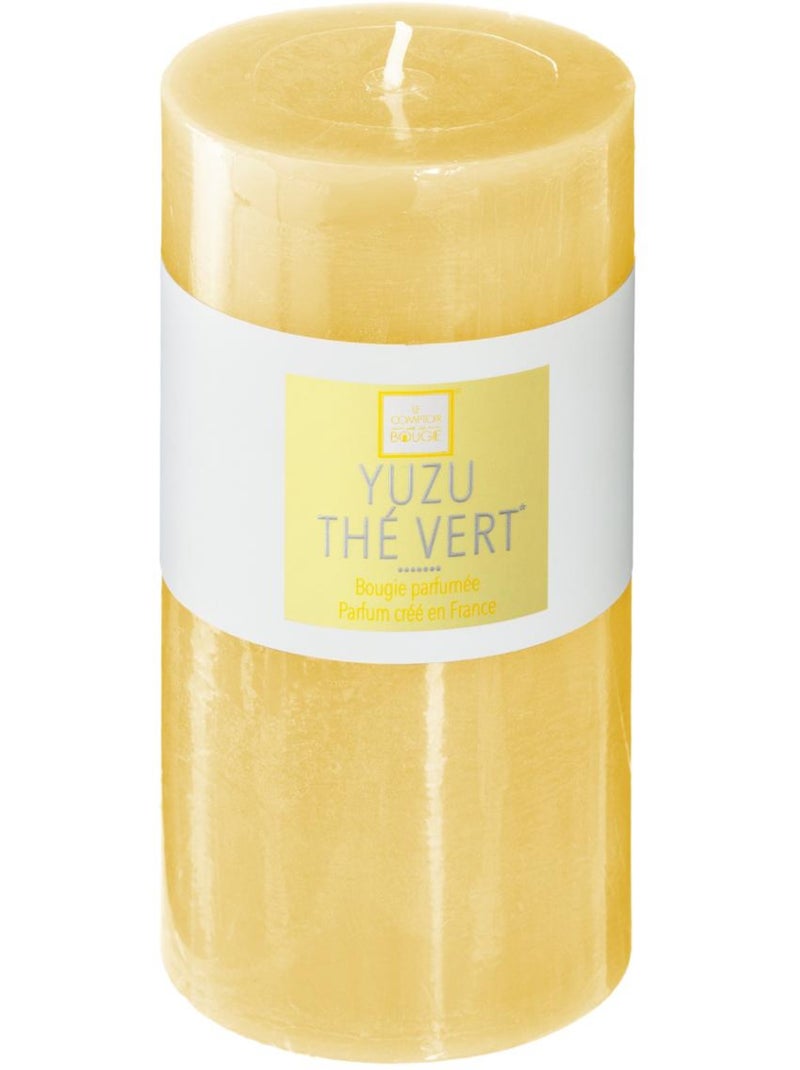 Bougie parfumée ELEA Jaune - Kiabi