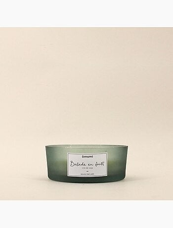 Bougie parfumée en cire de soja 4 mèches "Balade en forêt" 380gr