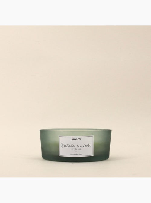 Bougie parfumée en  cire de soja 4 mèches "Balade en forêt" 380gr - Kiabi