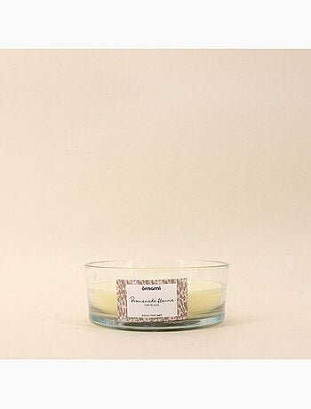 Bougie parfumée en cire de soja 4 mèches "Promenade fleurie" 380gr