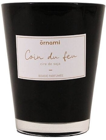 Bougie parfumée en cire de soja "Coin du feu" 280GR