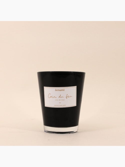 Bougie parfumée en cire de soja  "Coin du feu" 280GR - Kiabi