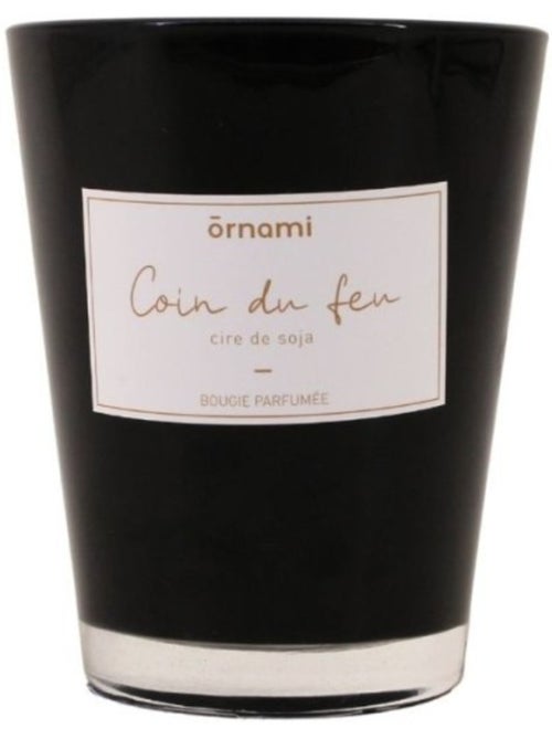 Bougie parfumée en cire de soja  "Coin du feu" 280GR - Kiabi