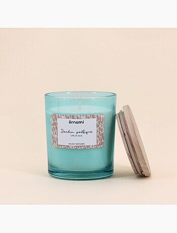 Bougie parfumée en cire de soja "jardin poétique" 280g