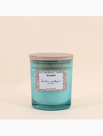 Bougie parfumée en cire de soja "jardin poétique" 280g