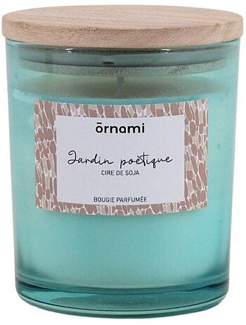 Bougie parfumée en cire de soja "jardin poétique" 280g