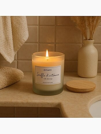 Bougie parfumée en cire de soja "souffle d'automne" 280g