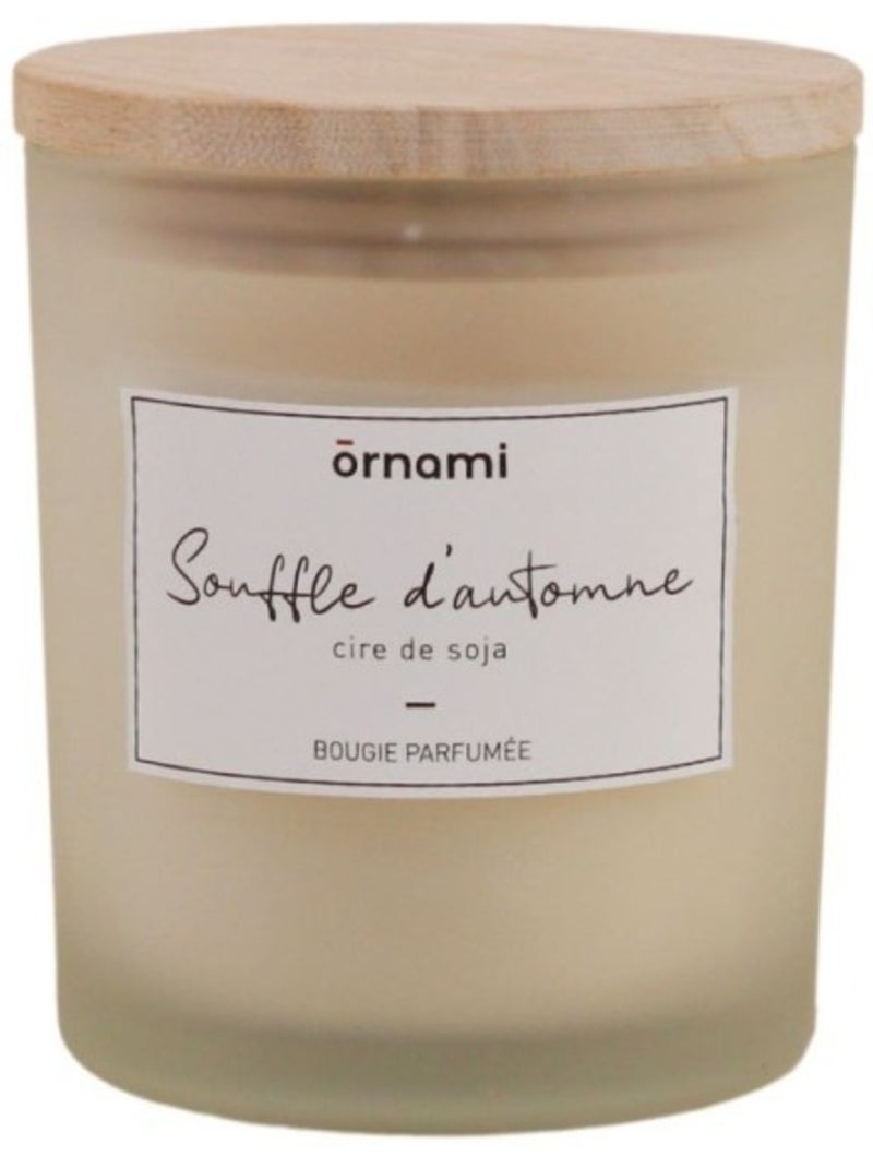 Bougie parfumée en cire de soja "souffle d'automne" 280g Beige - Kiabi