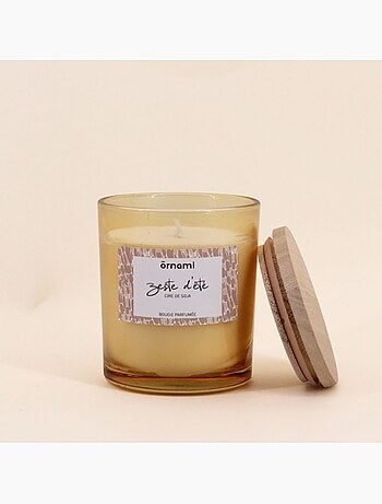 Bougie parfumée en cire de soja "zeste d'été" 280g