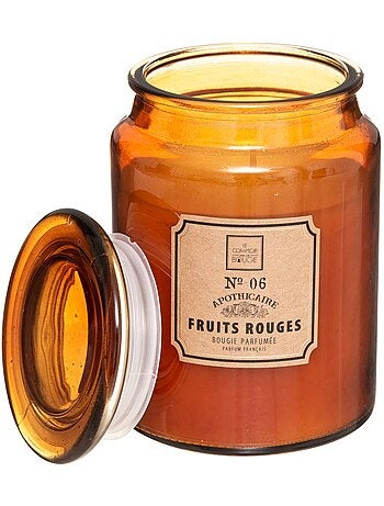 Bougie parfumée en flacon ambré NINA