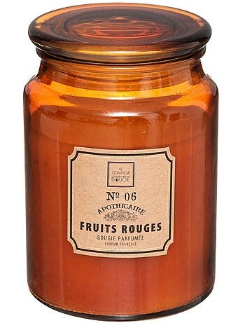 Bougie parfumée en flacon ambré NINA