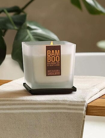 Bougie parfumée fleur de cerisier et bois de santal 40 heures