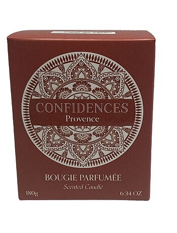 Bougie parfumée fleur de coton fabriquée en provence 180 gr