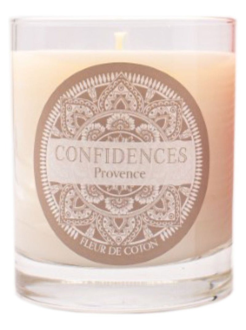 Bougie parfumée Fleur de coton fabriquée en Provence  280 gr Blanc - Kiabi