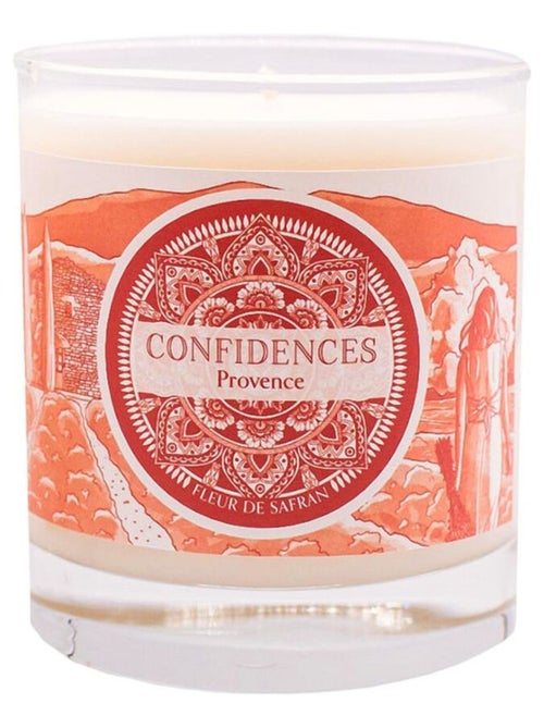 Bougie parfumée fleur de safran fabriquée en provence 180 g - Kiabi