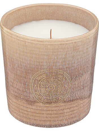 Bougie parfumée pot en céramique à mèche bois MARCO