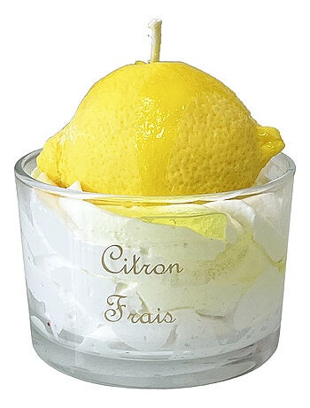 Bougie parfumée mousse au citron