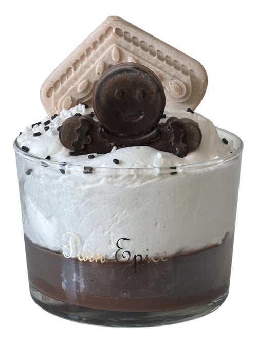 Bougie parfumée mousse pain d'épices - Kiabi