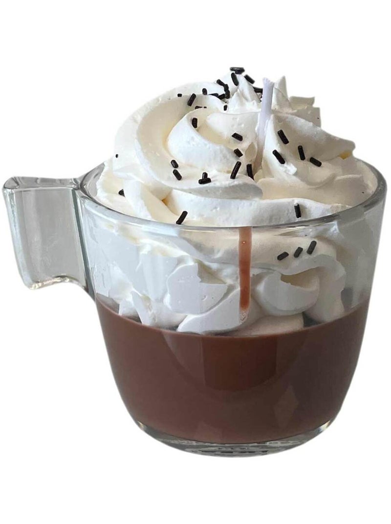 Bougie parfumée Mug chocolat chaud Blanc - Kiabi