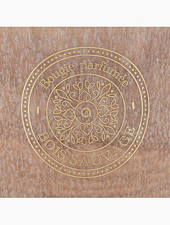 Bougie parfumée pot en céramique à mèche bois MARCO