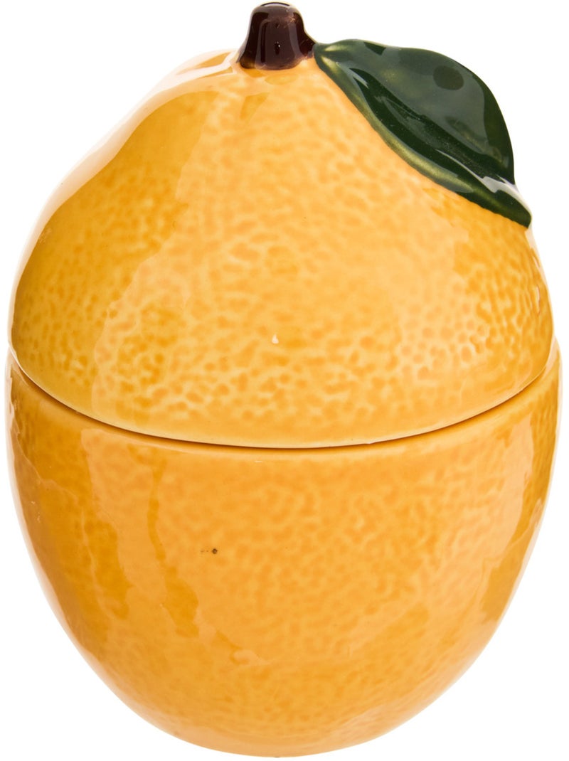Bougie parfumée pot en céramique forme fruit FRUITY Rouge - Kiabi