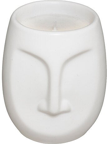 Bougie parfumée pot en céramique visage MAYA