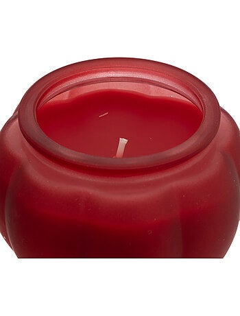 Bougie parfumée citrouille verre D.8,5 cm