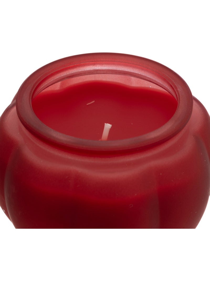 Bougie parfumée pot en verre citrouille Orange - Kiabi