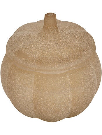 Bougie parfumée pot en verre forme citrouille CITROUILLE