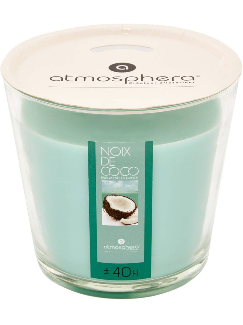 Bougie parfumée pot en verre nina Bleu - Kiabi