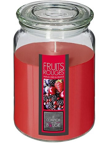 Bougie parfumée pot en verre avec couvercle NINA