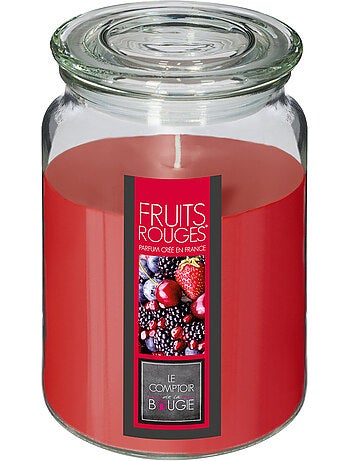 Bougie parfumée pot en verre avec couvercle NINA