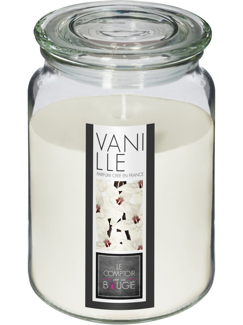Bougie parfumée pot en verre NINA Rouge - Kiabi