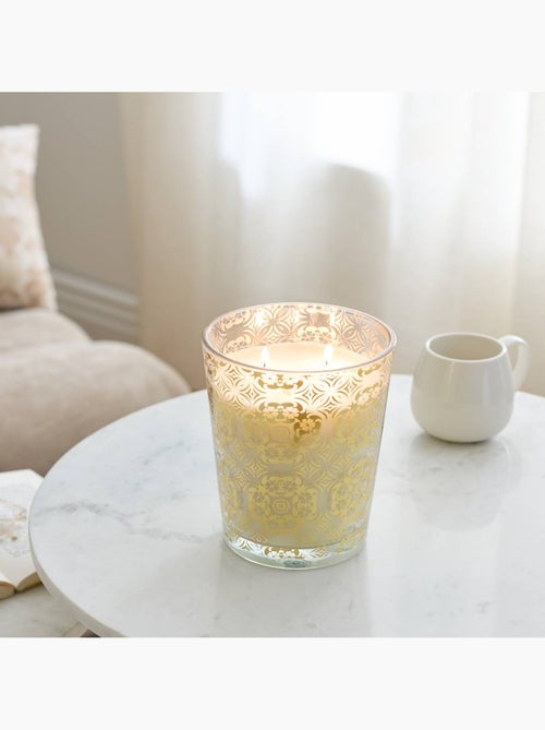 Bougie parfumée ronde en verre ILAN - Kiabi